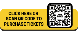 Yellow rectangular button with black text: "Click here or scan QR code to enter the Deer Stand Raffle" and a QR code on the right side.